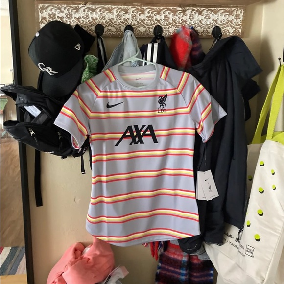 Women's Small Gray Liverpool FC Pre-Match Soccer - Picture 1 of 7